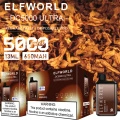 Kertakäyttöinen e-savuke 5000 puff-vapaa näyte